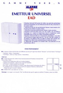 photo alarme n1 notice ead absolu alarme